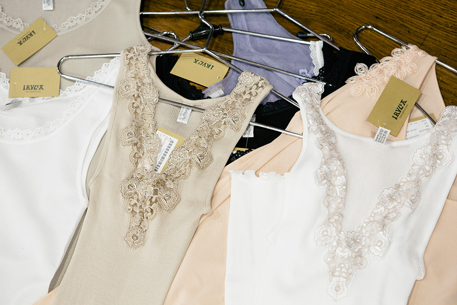 artesano, hecho a mano, lingería, lencería, caminseta interior