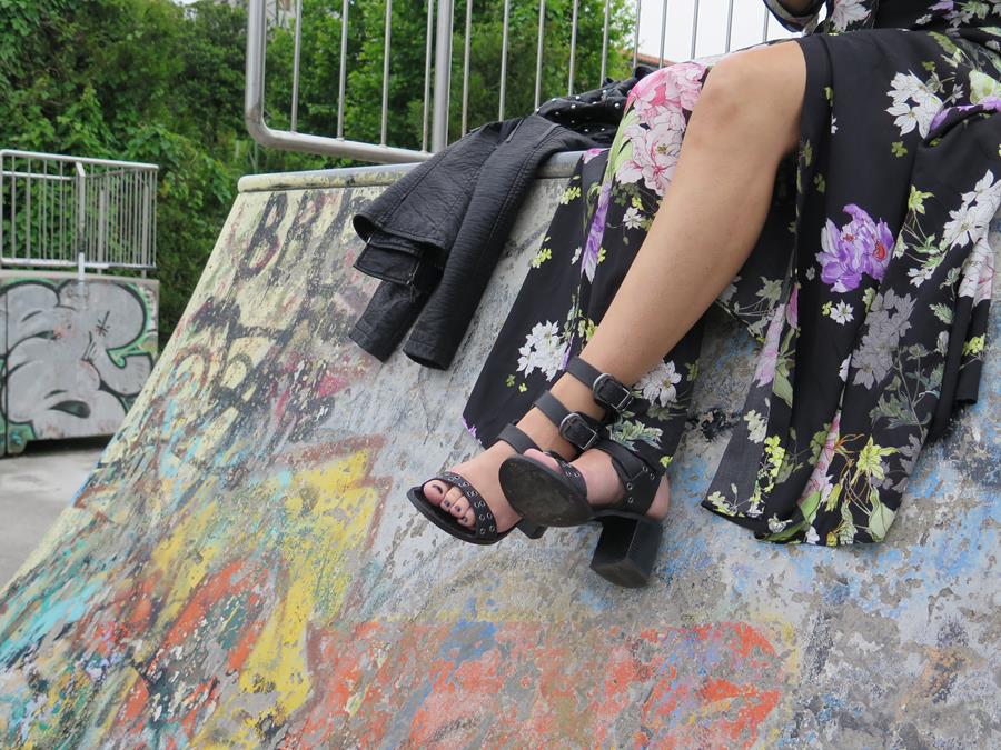 vestido largo, maxidress, sandals, maxiflowers, vestido camisero
