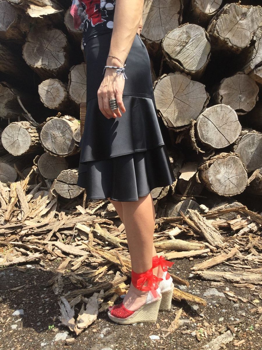 Rebeca Valdivia, Miss Clov, personal shopper, Donostia, San Sebastián, inspo, inspiración, inspiration, tendencia, trendy, lunares, polka dots, frills, espadrilles, alpargatas, madehand, made in spain, perfecto vaquero, denim biker, flowers, curlpower, curls